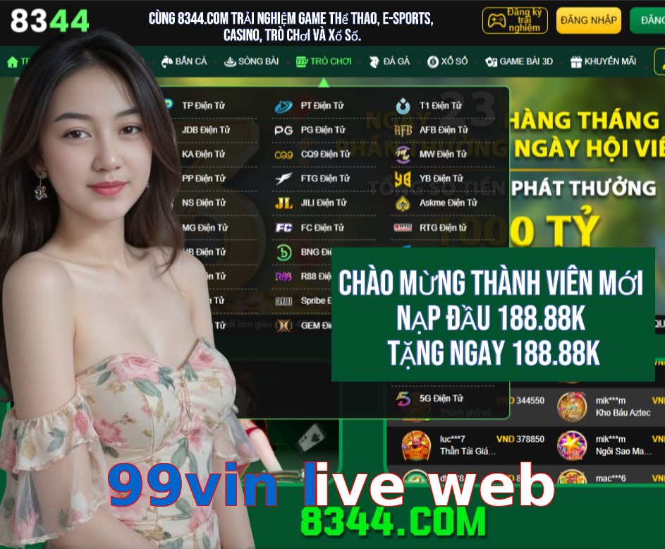 99vin live web